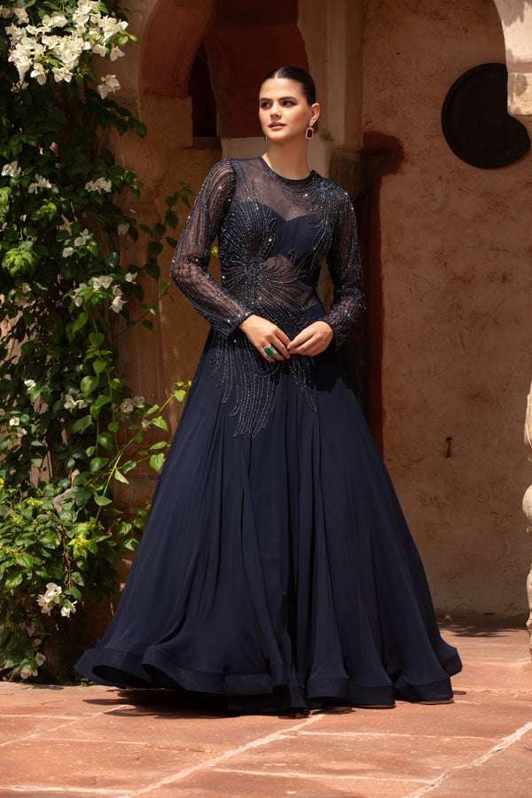 The Twilight Azure Gown