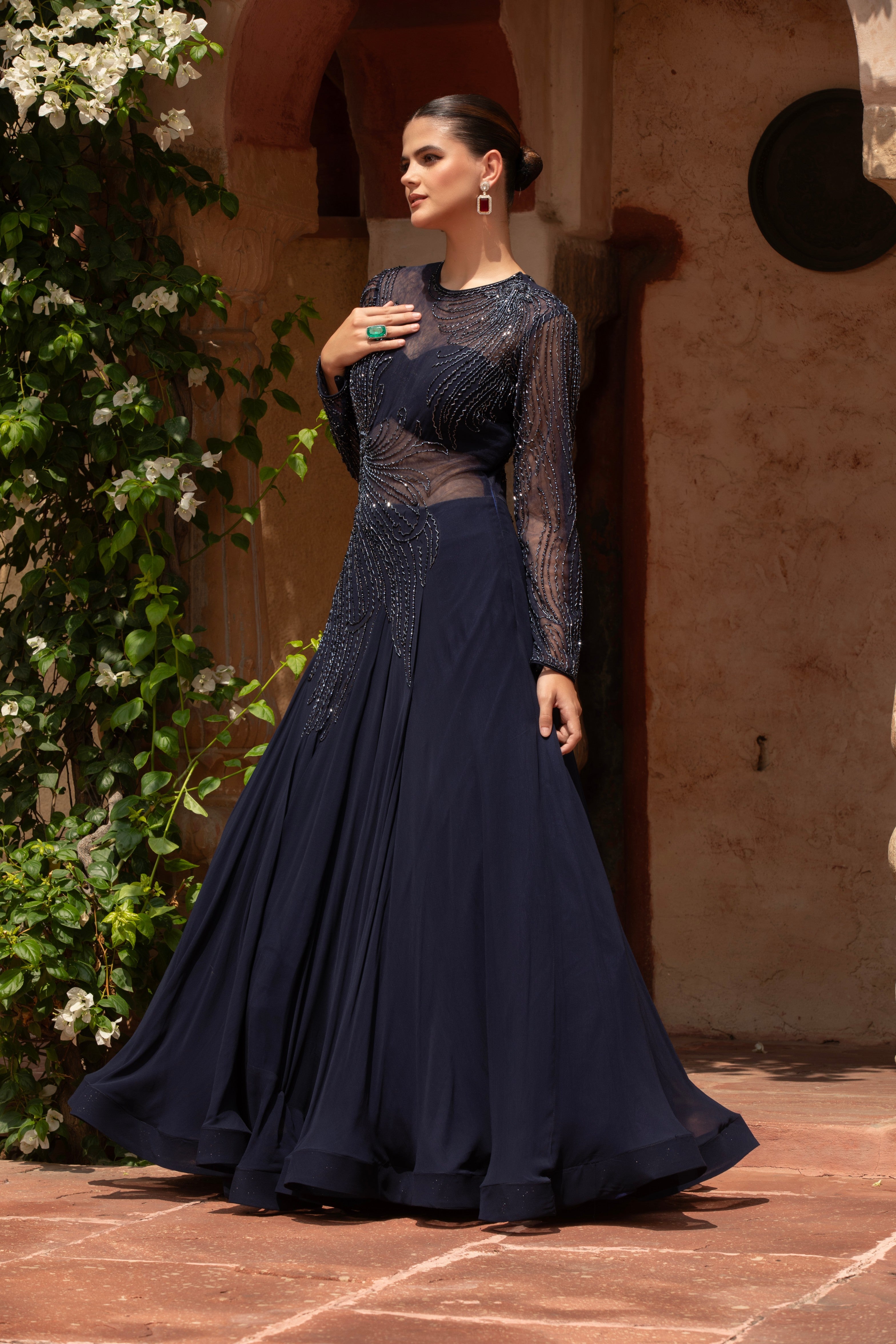 The Twilight Azure Gown