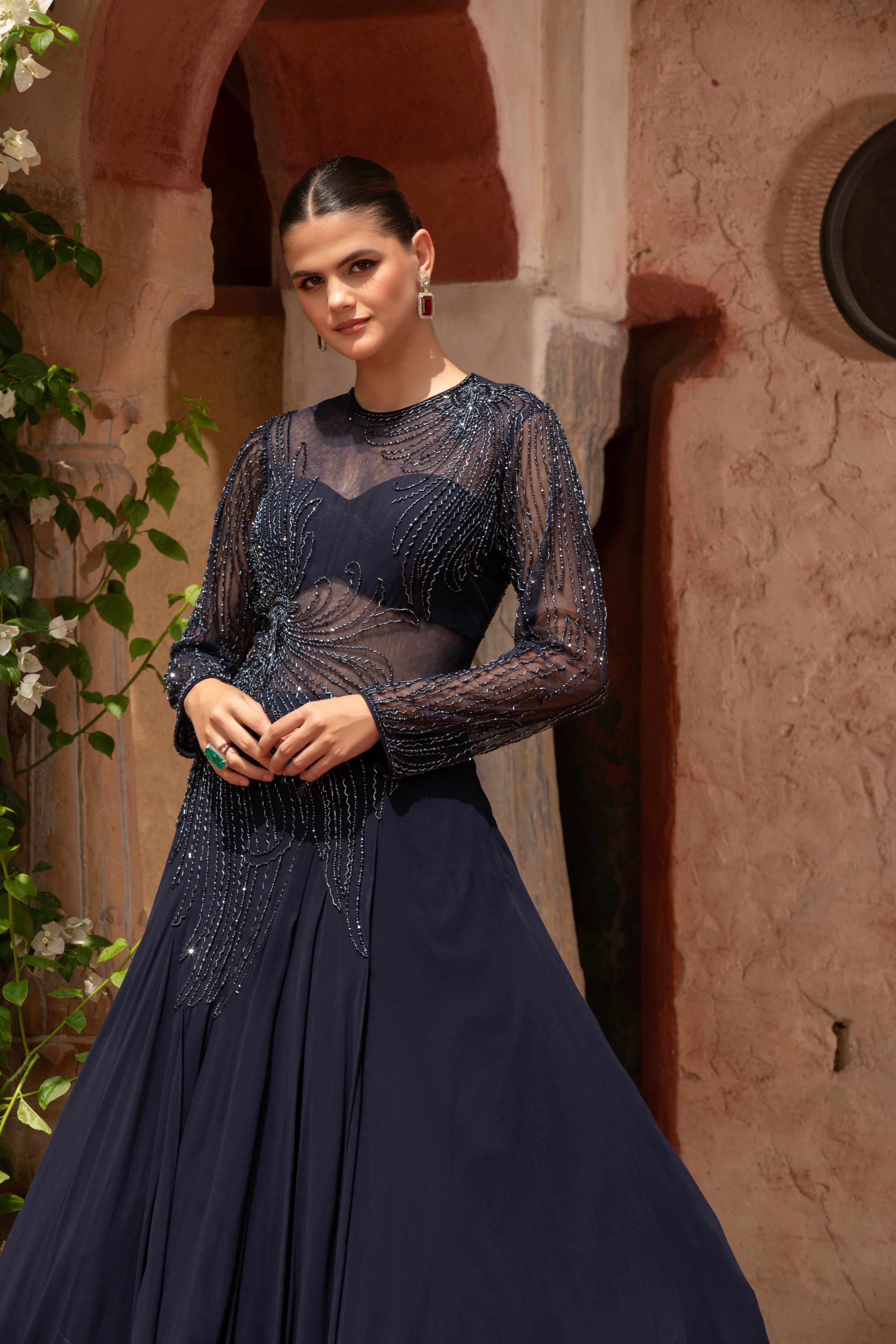 The Twilight Azure Gown