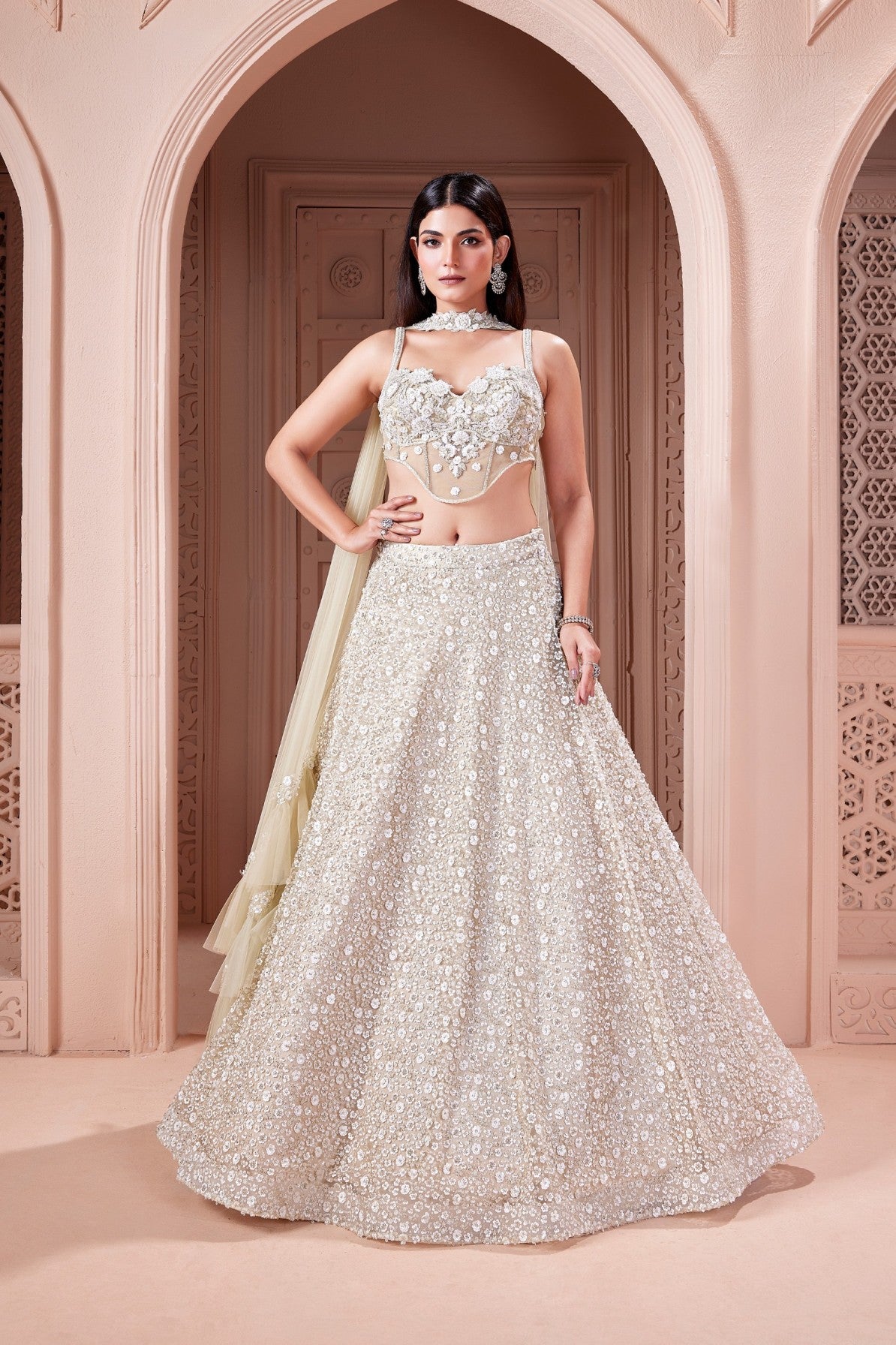 The Crystal Dew Lehenga Set