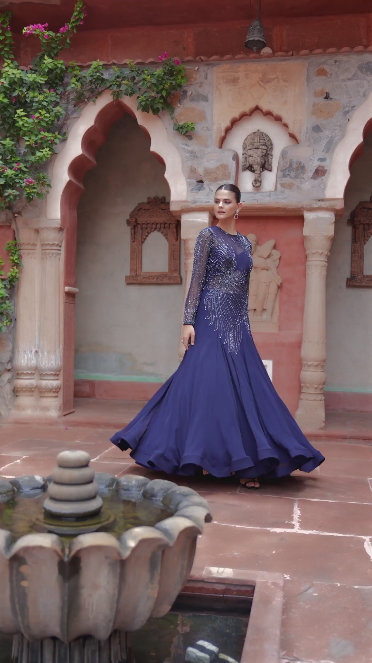 The Twilight Azure Gown